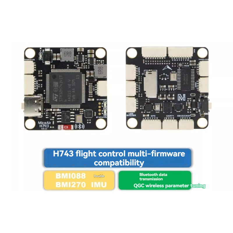 Betaflight Flight Controller - Controlador de vuelo MicoAir743 V2, doble