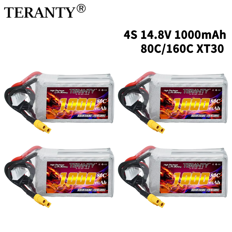 Drone Tech Rc - Batería Lipo TERANTY 4S 1000mAh 14.8V