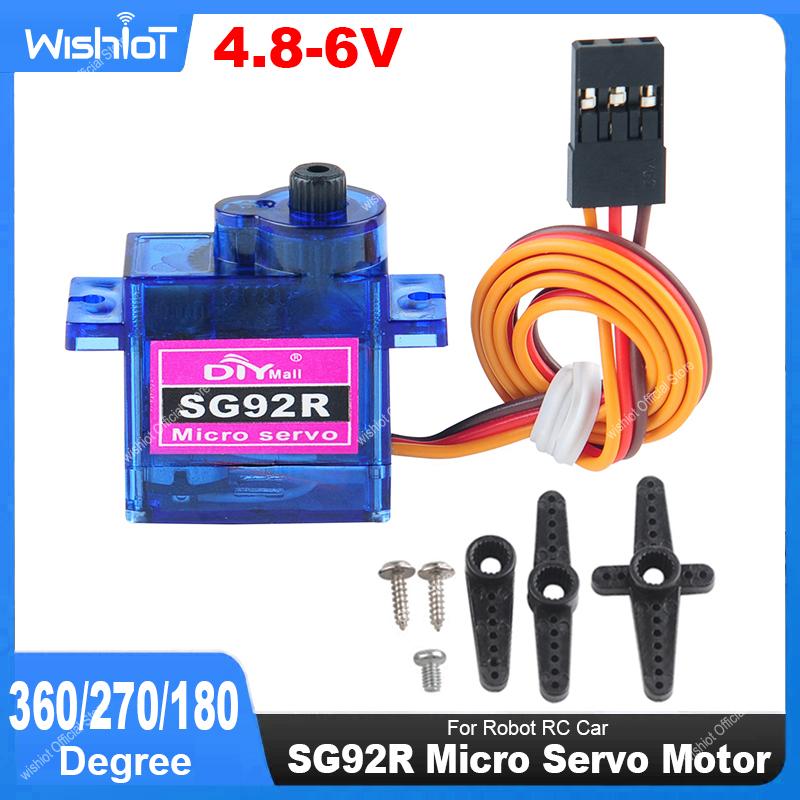 Drone Tech Rc - Micro servomotor SG92R 4,8-6V 360/270/180 grados