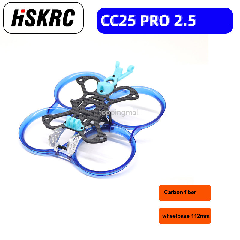 3D Printed Drone Part - HSKRC-Marco de fibra de carbono CC25pro,