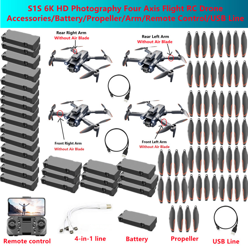 Repuestos para Dron RC S1S 6K  - Drone Rc S1S reseña y precio