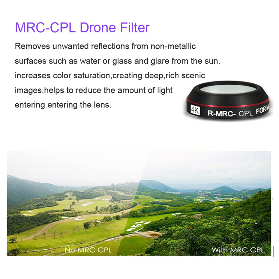 Filtro de Dron para Mavic Pro  - Drone Dji Rc Pro reseña y precio