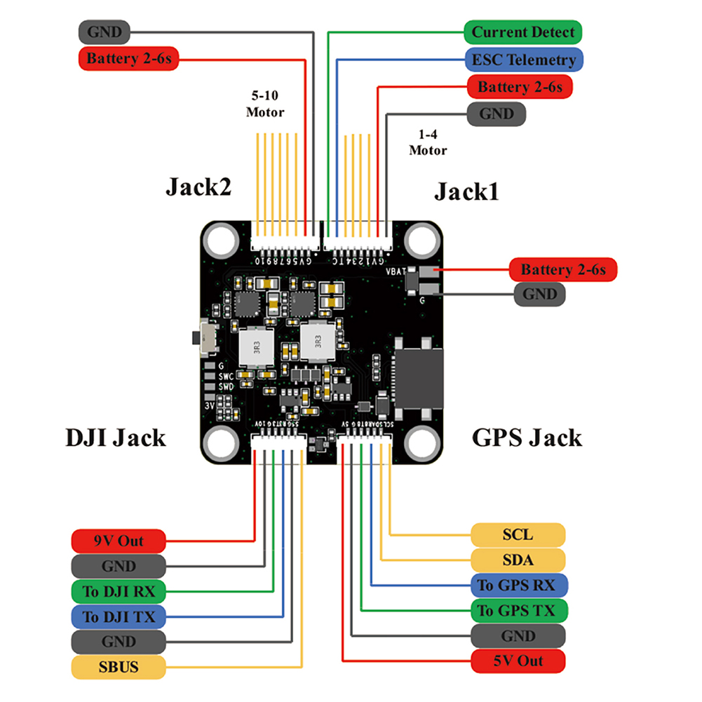 Torre de Vuelo FPV STF43562, C - Betaflight Flight Controller reseña y precio