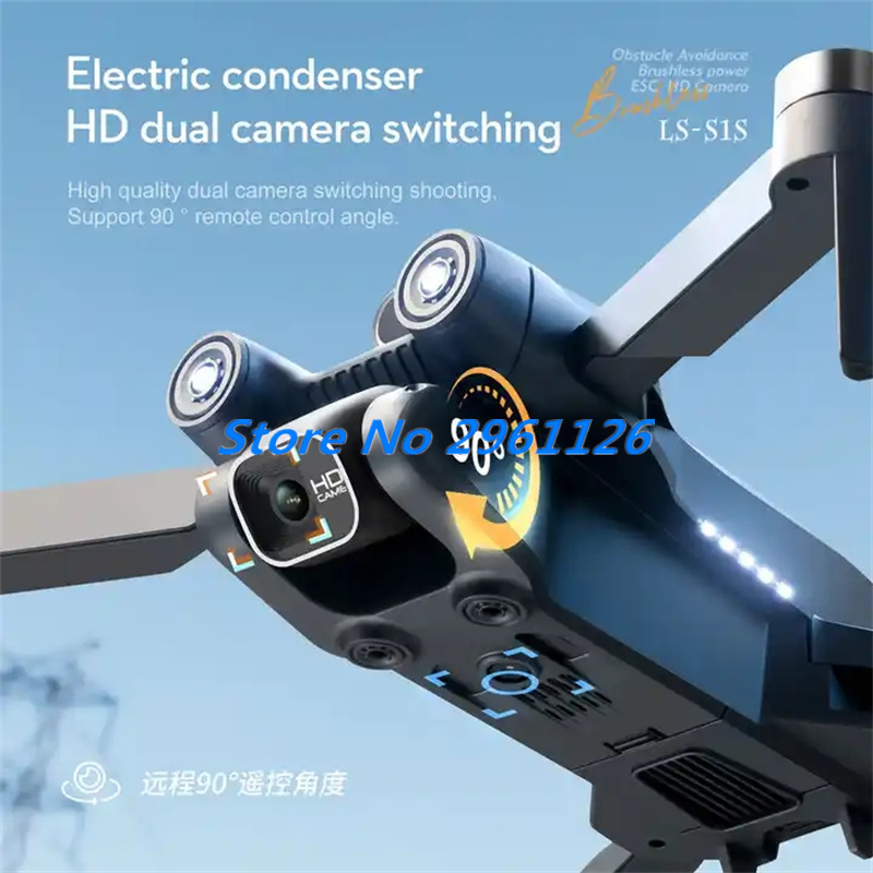 Dron teledirigido plegable sin - Drone Rc S1S reseña y precio