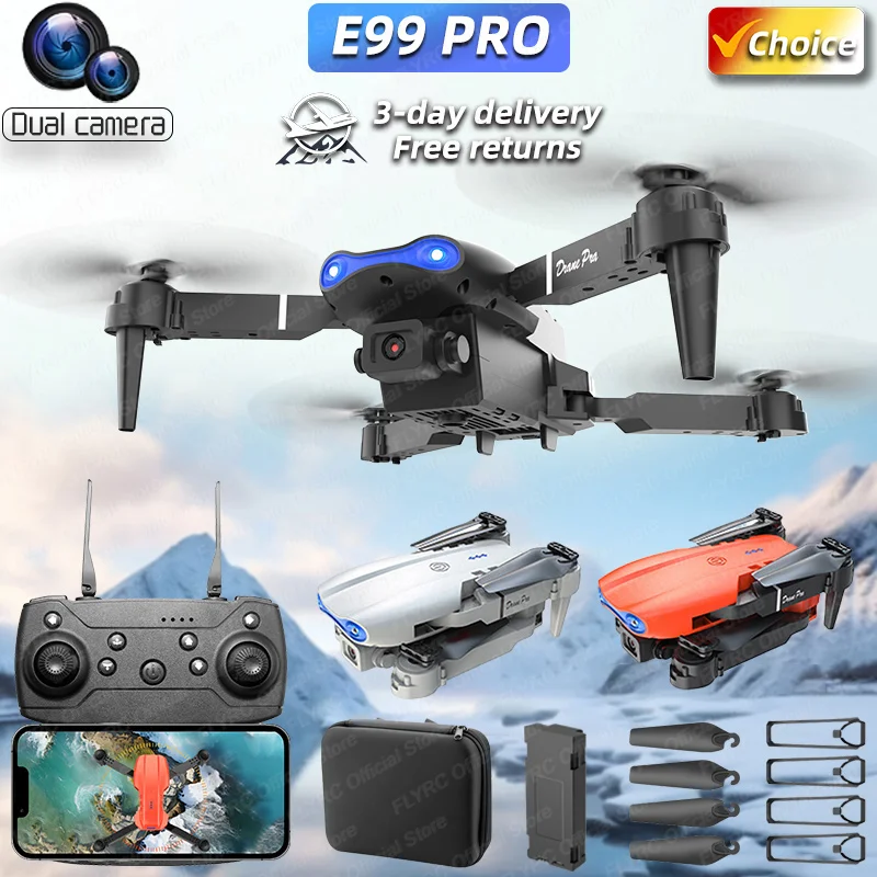 Mini helicóptero RC plegable E - Drone Rc E99 Pro reseña y precio