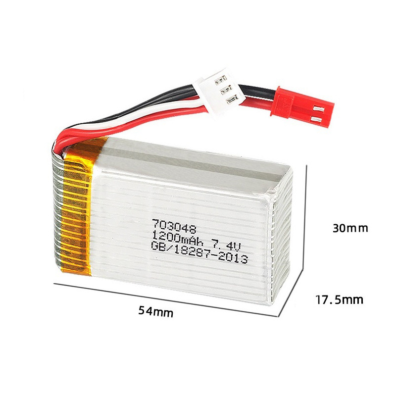 Batería Lipo 2S 7.4V 1200mAh 7 - Drone Tech Rc reseña y precio