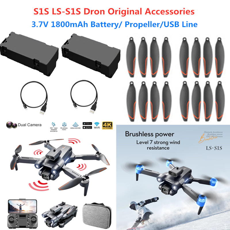 Batería para Dron LS-S1S RC, 3 - Drone Rc S1S reseña y precio