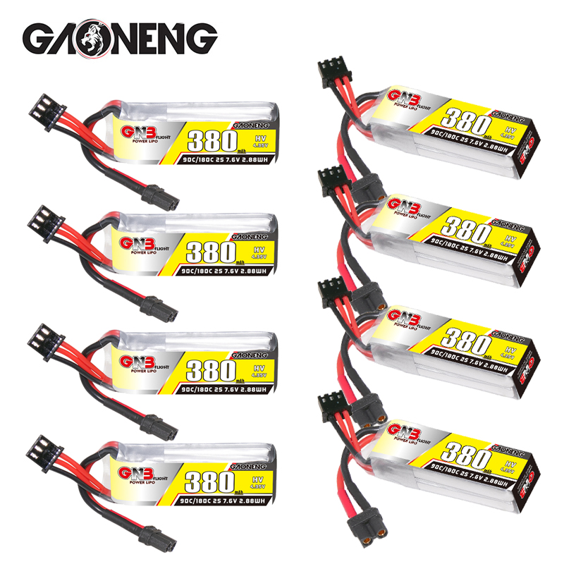 Batería Lipo GNB 2S 7,6 V 380m - Drone Tech Rc reseña y precio