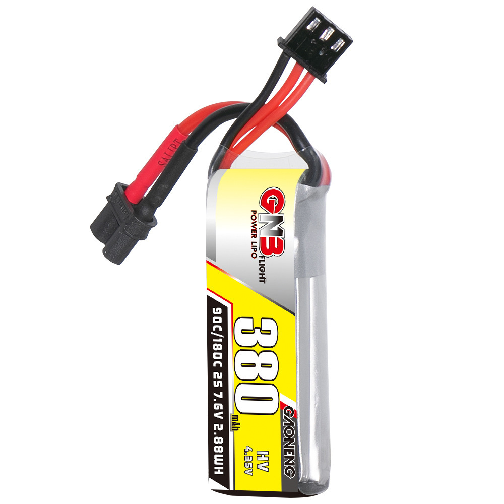 Batería Lipo GNB 2S 7,6 V 380m - Drone Tech Rc reseña y precio