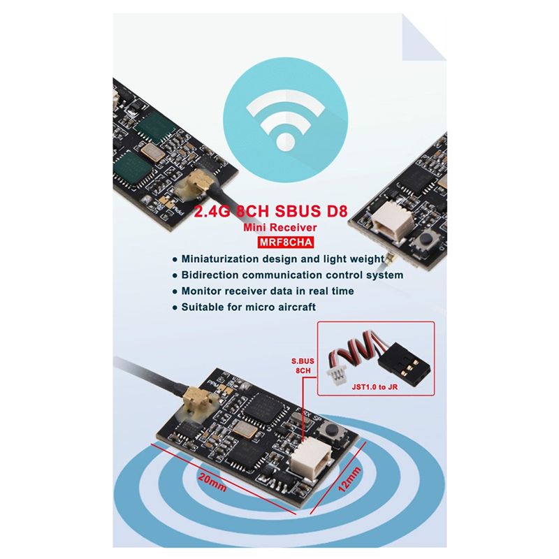 A29F-MRF8CHA 2.4G AGF para Frs - Frsky Receiver Module reseña y precio