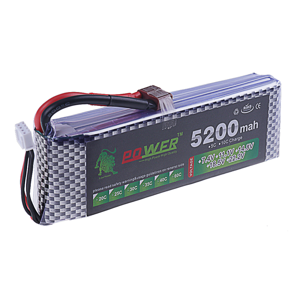 Batería Lipo 3S 11,1 V 5200mah - Drone Tech Rc reseña y precio