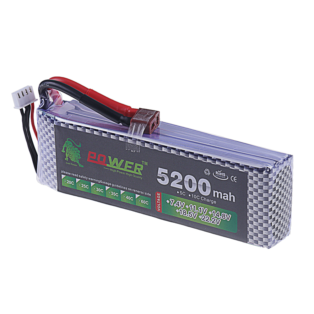 Batería Lipo 3S 11,1 V 5200mah - Drone Tech Rc reseña y precio