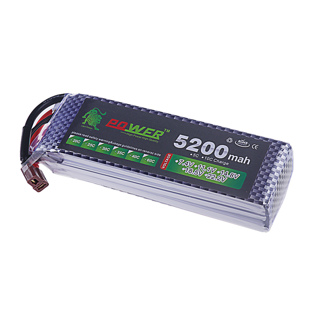 Batería Lipo 3S 11,1 V 5200mah - Drone Tech Rc reseña y precio