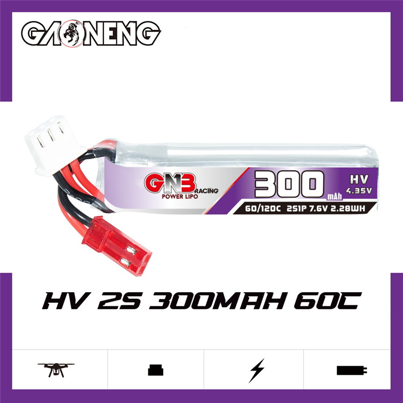 GAONENG GNB 2S 7,6 V 300mAh 60 - Drone Tech Rc reseña y precio