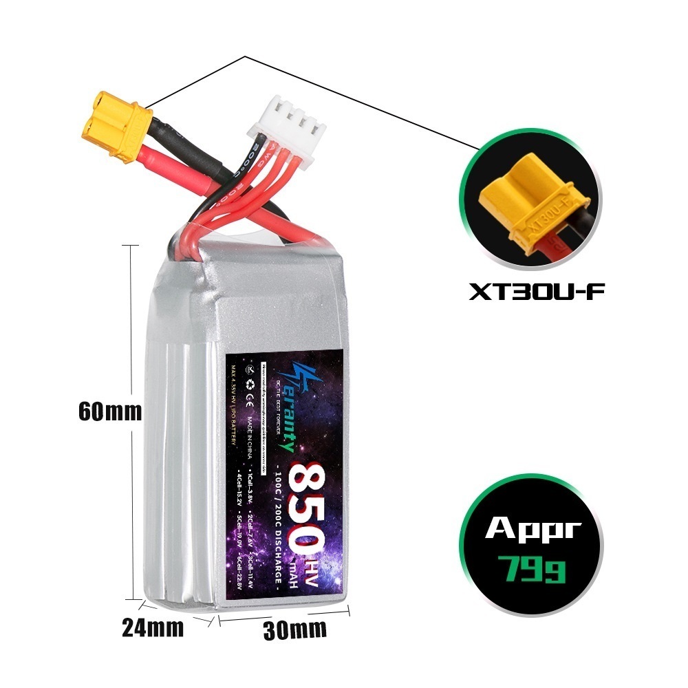 1/2/3 Uds TERANTY 3S 11,4 V ba - Drone Tech Rc reseña y precio